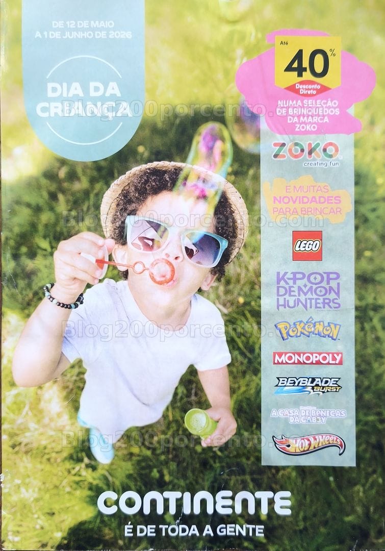 Antevisão Folheto CONTINENTE Especial Dia da Criança Promoções de 12 maio a 1 junho