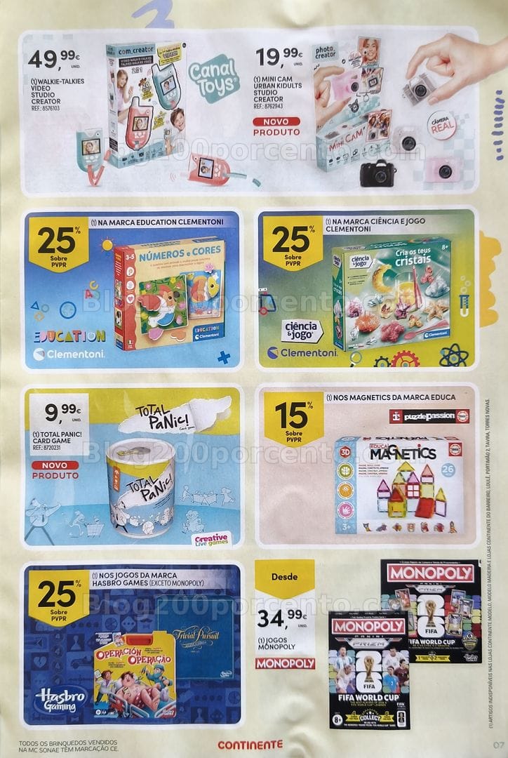 Antevisão Folheto CONTINENTE Especial Dia da Criança Promoções de 12 maio a 1 junho