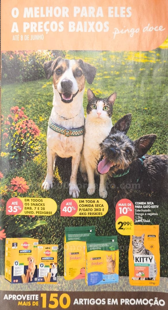 Antevisão Folheto PINGO DOCE Pets Promoções de 26 maio a 8 junho