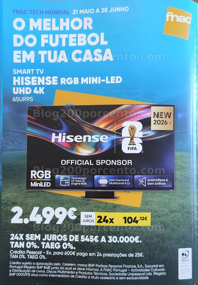Antevisão Folheto FNAC Especial Mundial Promoções até 28 junho