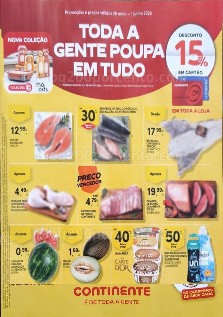 Antevisão Folheto CONTINENTE Promoções de 26 maio a 1 junho