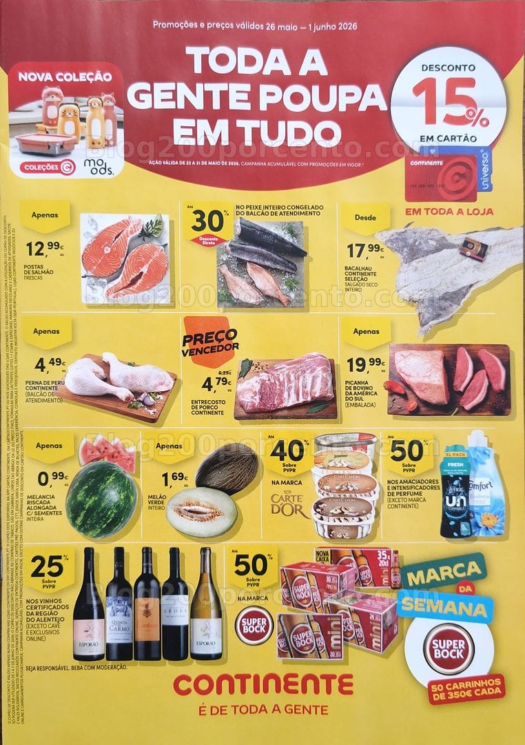 Antevisão Folheto CONTINENTE Promoções de 26 maio a 1 junho