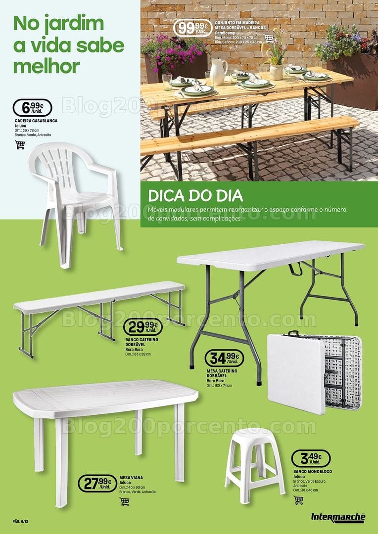 Antevisão Folheto INTERMARCHÉ Ar Livre Promoções de 7 maio a 17 julho