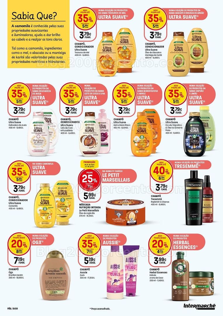 Antevisão Folheto INTERMARCHÉ Beleza Promoções de 14 maio a 3 junho