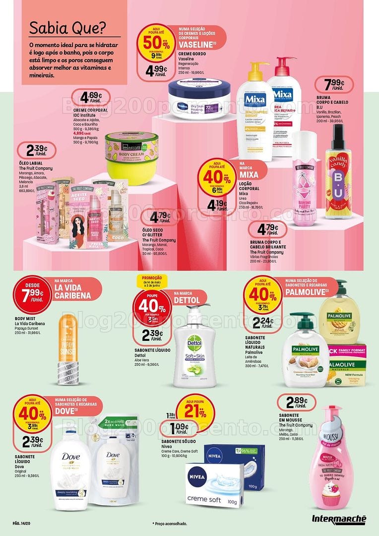 Antevisão Folheto INTERMARCHÉ Beleza Promoções de 14 maio a 3 junho