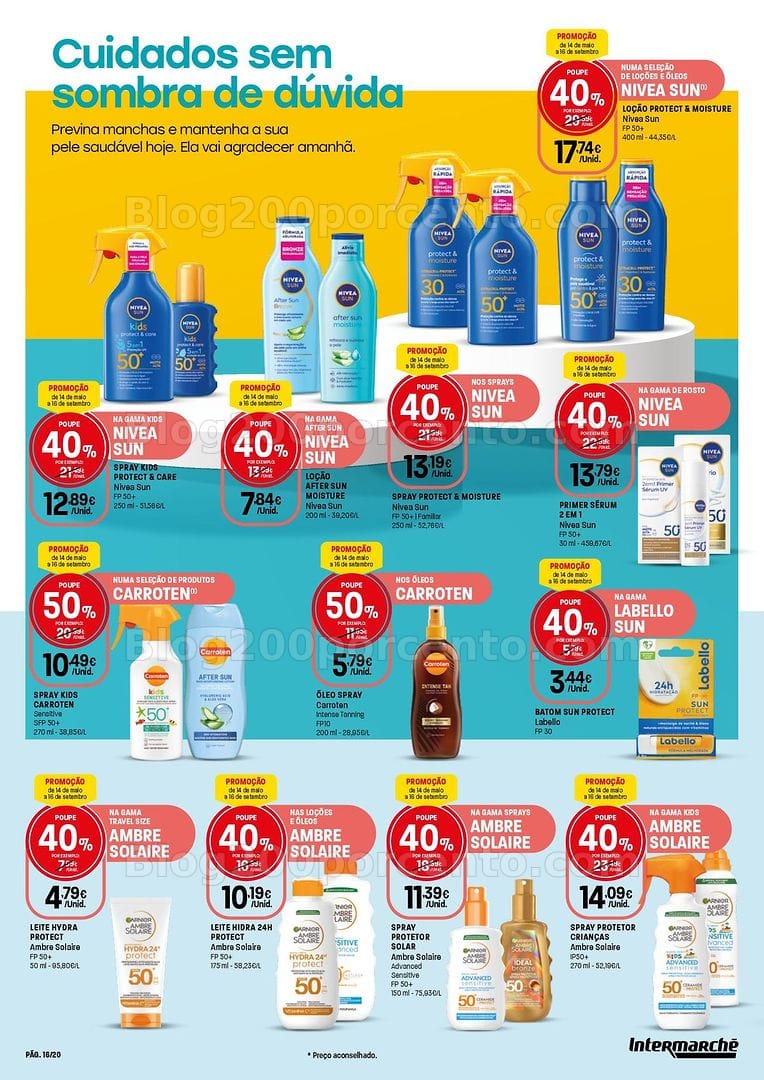 Antevisão Folheto INTERMARCHÉ Beleza Promoções de 14 maio a 3 junho
