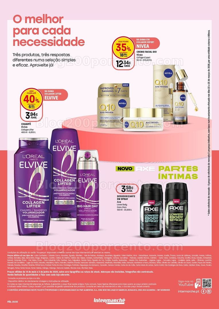 Antevisão Folheto INTERMARCHÉ Beleza Promoções de 14 maio a 3 junho