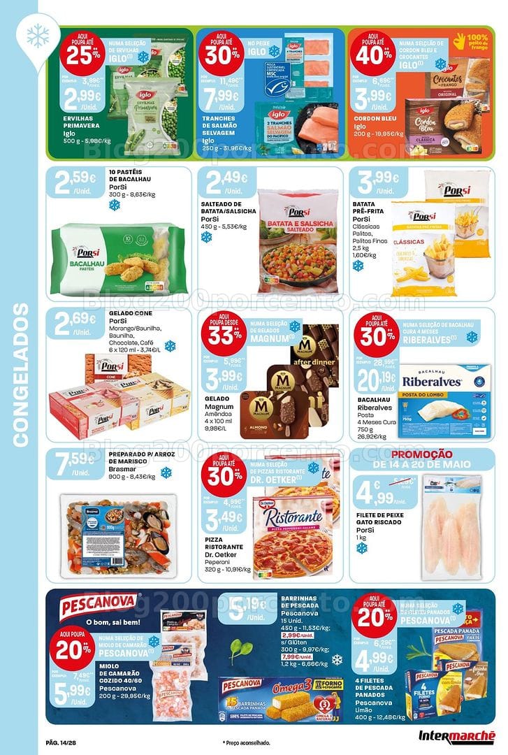 Antevisão Folheto INTERMARCHÉ Contact Promoções de 14 a 20 maio