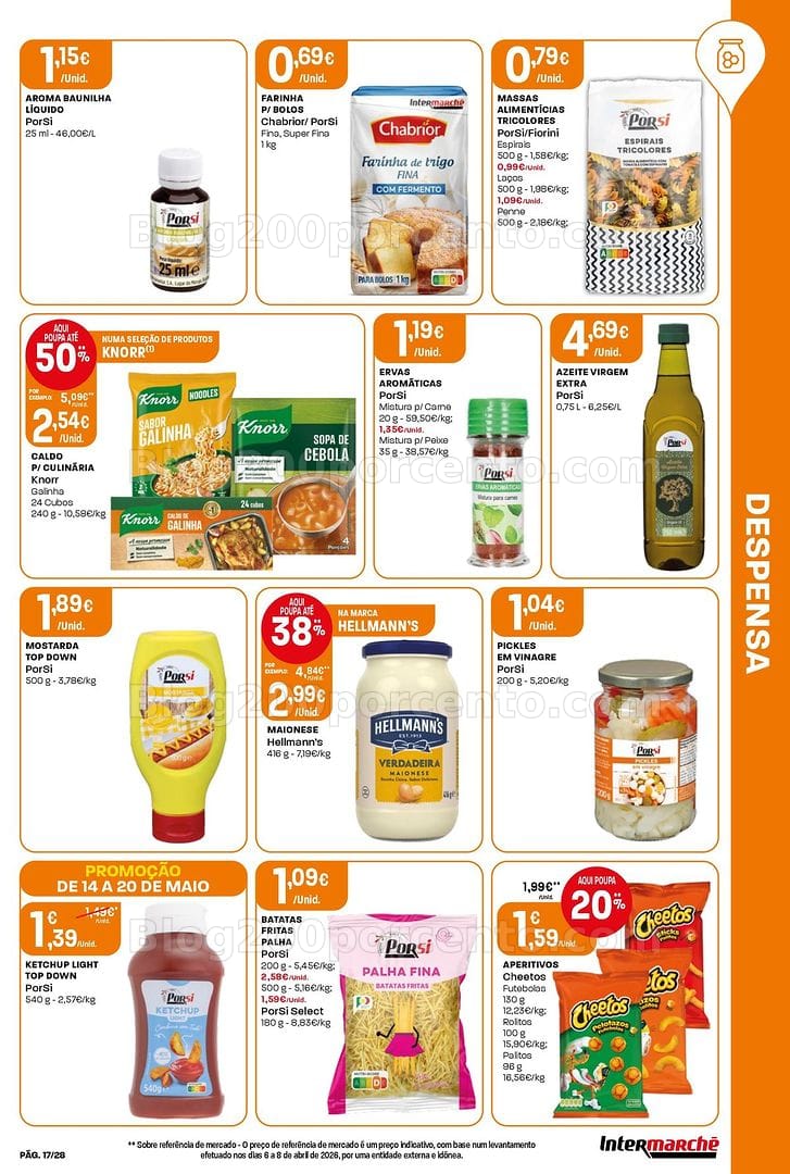 Antevisão Folheto INTERMARCHÉ Contact Promoções de 14 a 20 maio