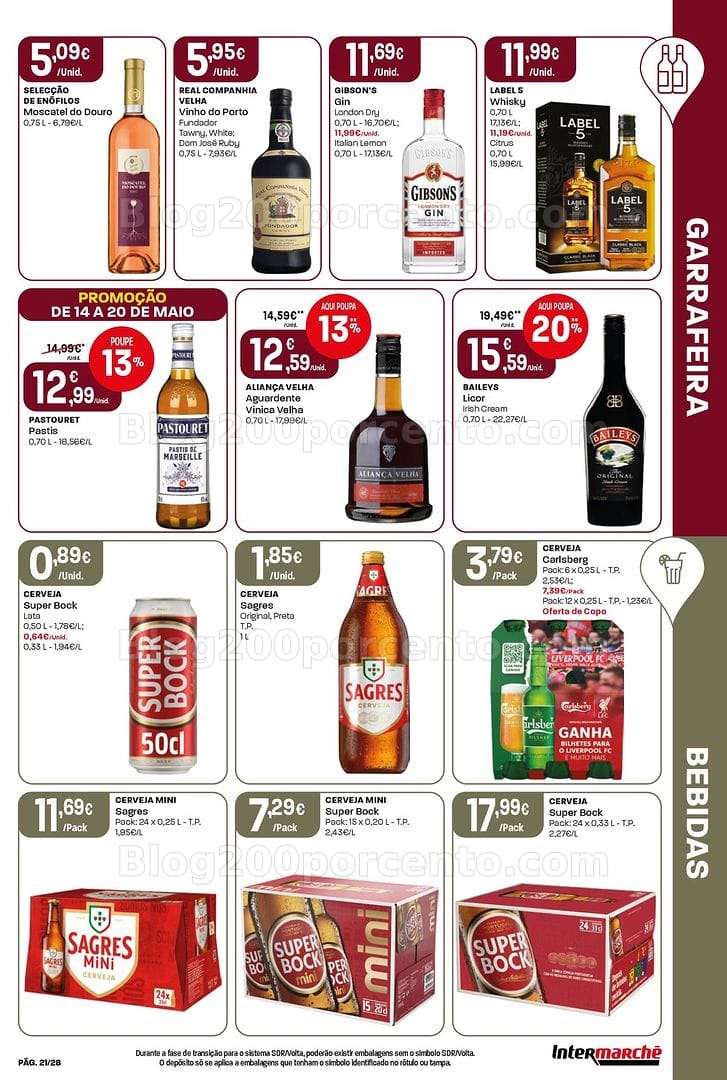 Antevisão Folheto INTERMARCHÉ Contact Promoções de 14 a 20 maio