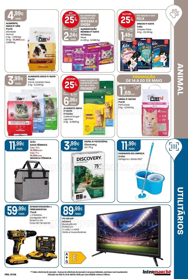 Antevisão Folheto INTERMARCHÉ Contact Promoções de 14 a 20 maio