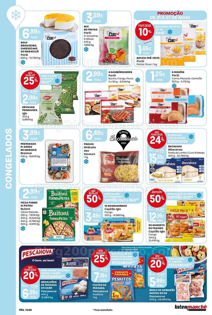 Antevisão Folheto INTERMARCHÉ Contact Promoções de 21 a 27 maio