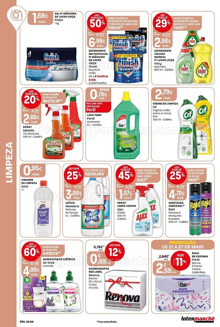 Antevisão Folheto INTERMARCHÉ Contact Promoções de 21 a 27 maio