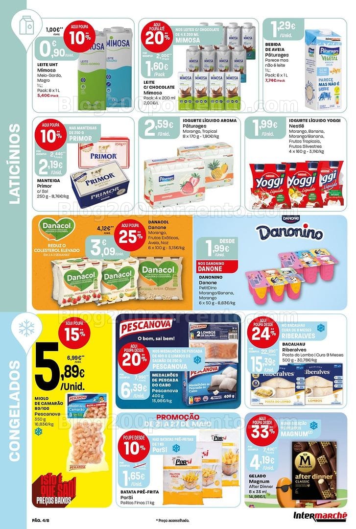 Antevisão Folheto INTERMARCHÉ Mini Promoções de 21 a 27 maio