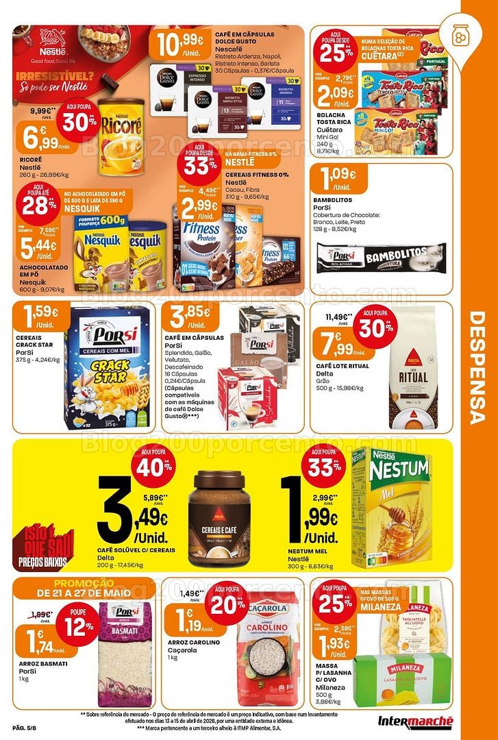 Antevisão Folheto INTERMARCHÉ Mini Promoções de 21 a 27 maio