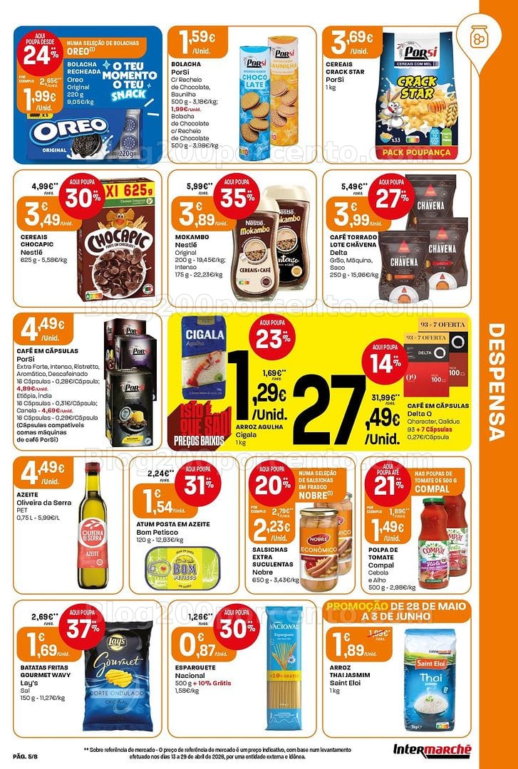 Antevisão Folheto INTERMARCHÉ Mini Promoções de 28 maio a 3 junho