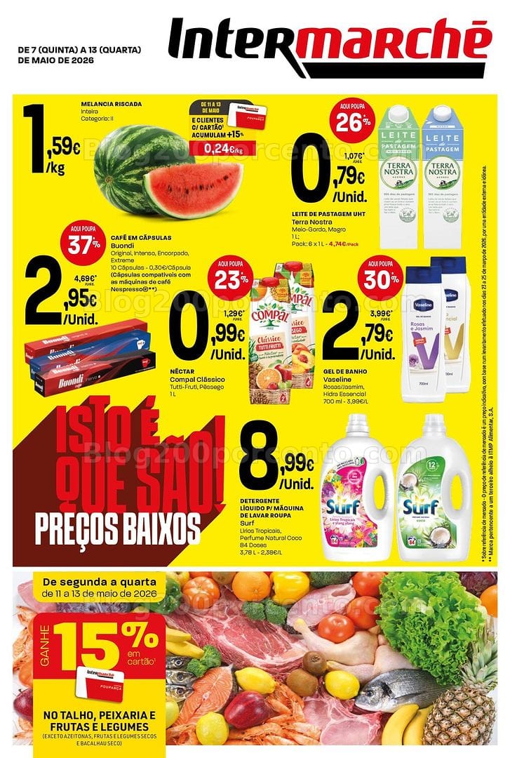 Antevisão Folheto INTERMARCHE Mini Promoções de 7 a 13 maio