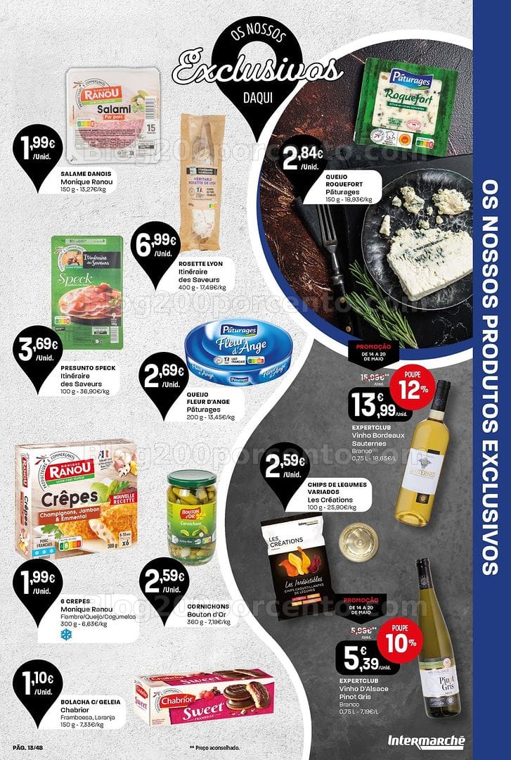 Antevisão Folheto INTERMARCHÉ Super Promoções de 14 a 20 maio