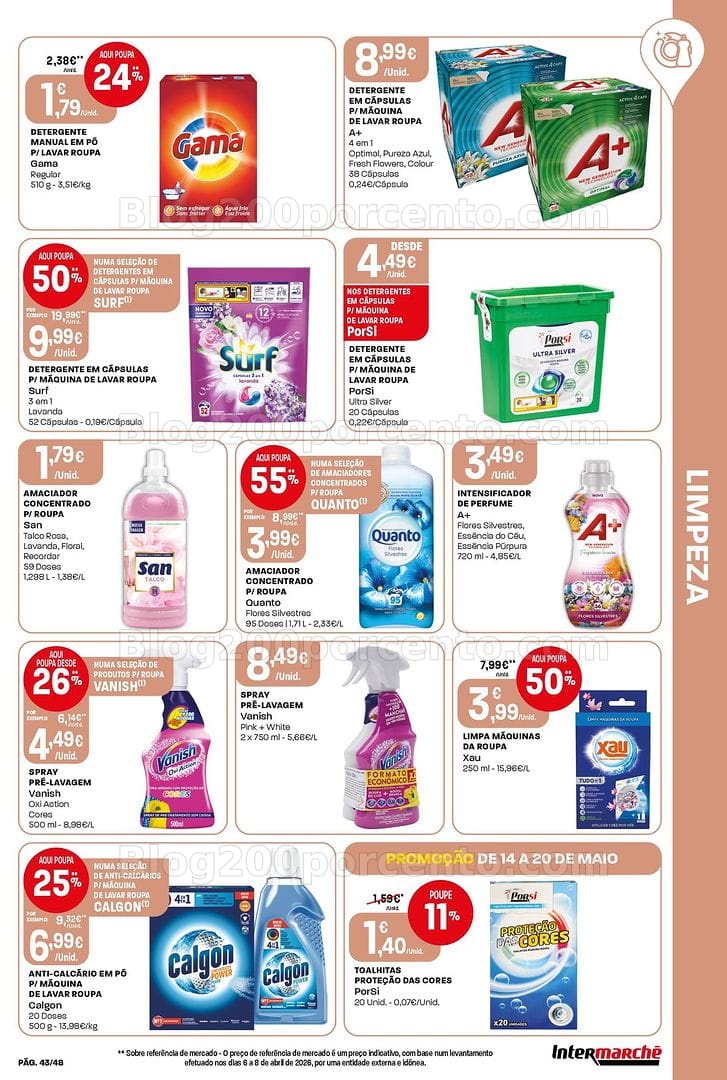 Antevisão Folheto INTERMARCHÉ Super Promoções de 14 a 20 maio