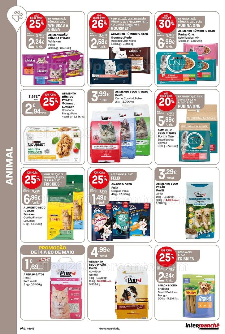 Antevisão Folheto INTERMARCHÉ Super Promoções de 14 a 20 maio