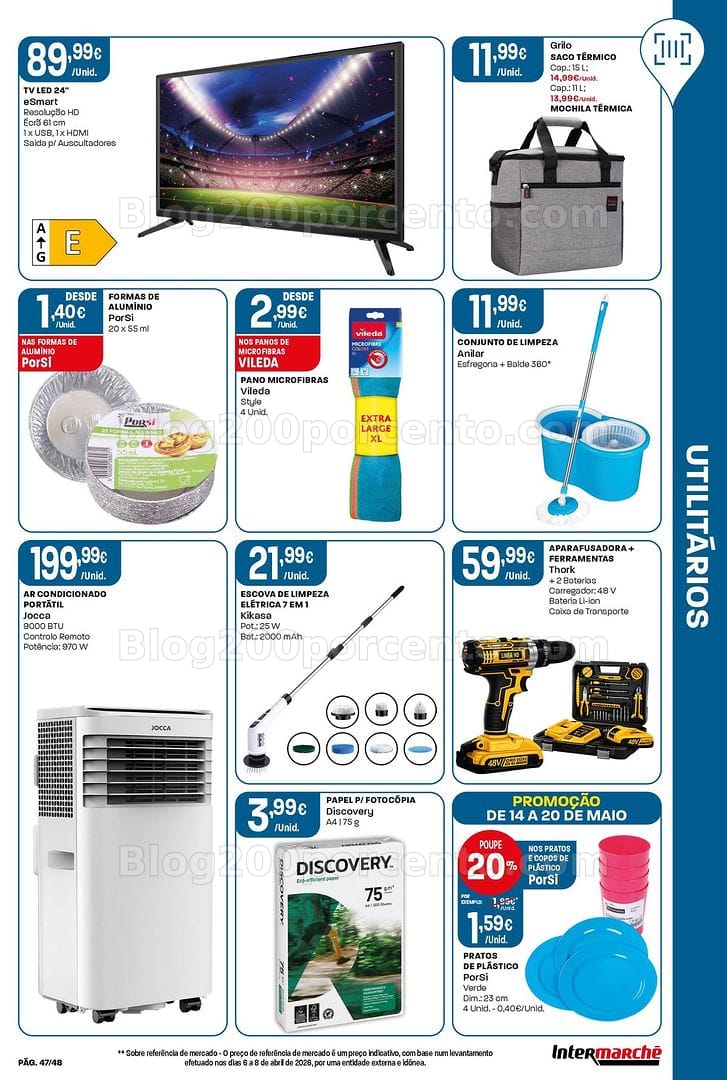 Antevisão Folheto INTERMARCHÉ Bazar Promoções de 14 a 20 maio