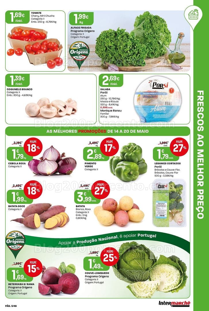 Antevisão Folheto INTERMARCHÉ Super Promoções de 14 a 20 maio
