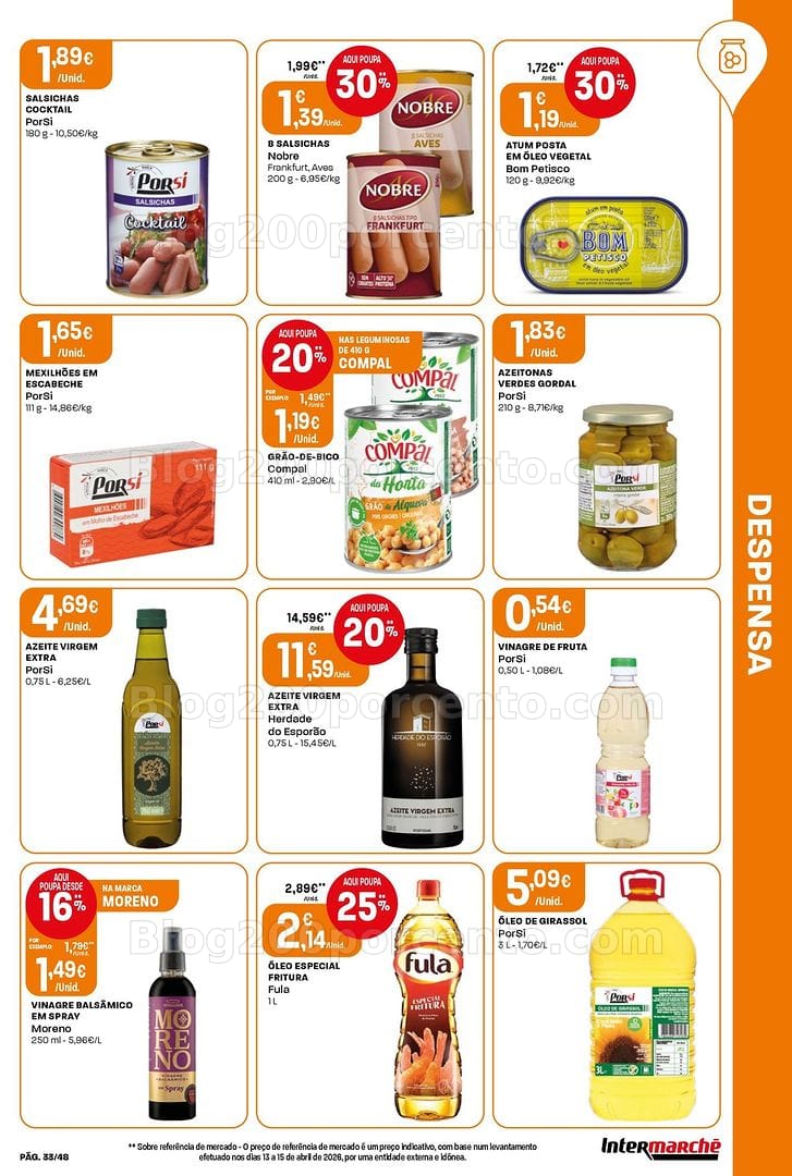 Antevisão Folheto INTERMARCHÉ Super Promoções de 21 a 27 maio