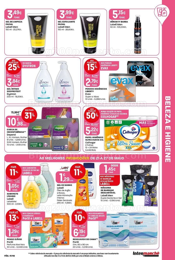 Antevisão Folheto INTERMARCHÉ Super Promoções de 21 a 27 maio