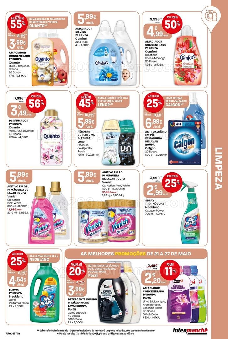 Antevisão Folheto INTERMARCHÉ Super Promoções de 21 a 27 maio