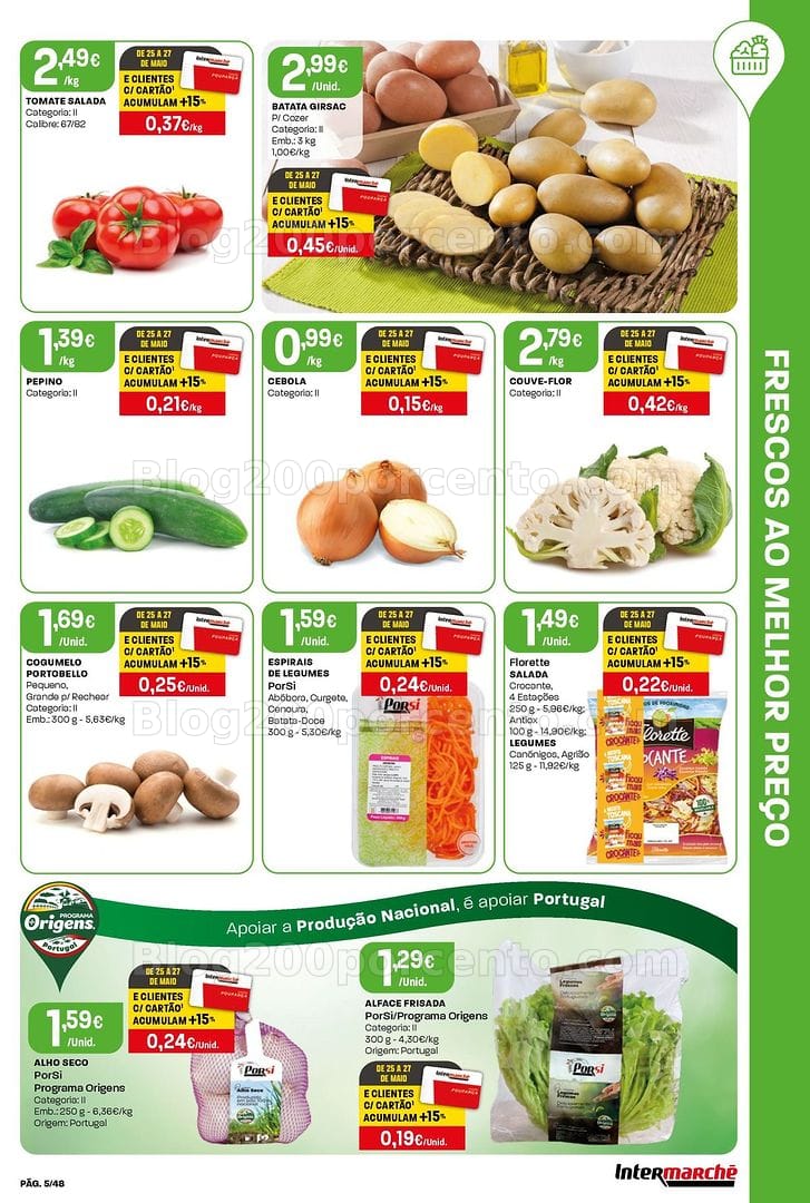 Antevisão Folheto INTERMARCHÉ Super Promoções de 21 a 27 maio