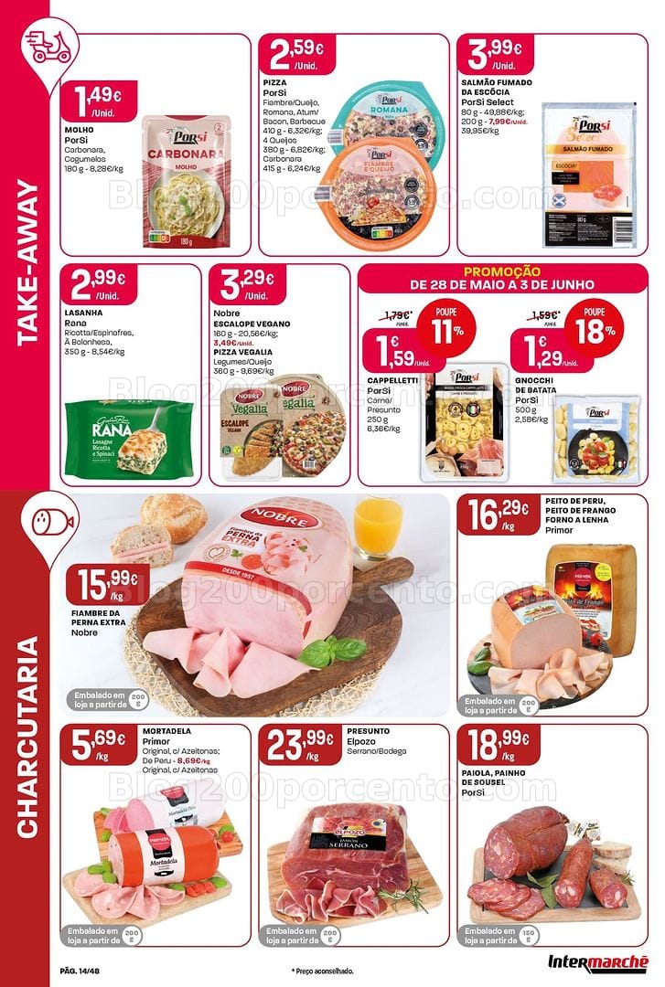 Antevisão Folheto INTERMARCHÉ Super Promoções de 28 maio a 3 junho