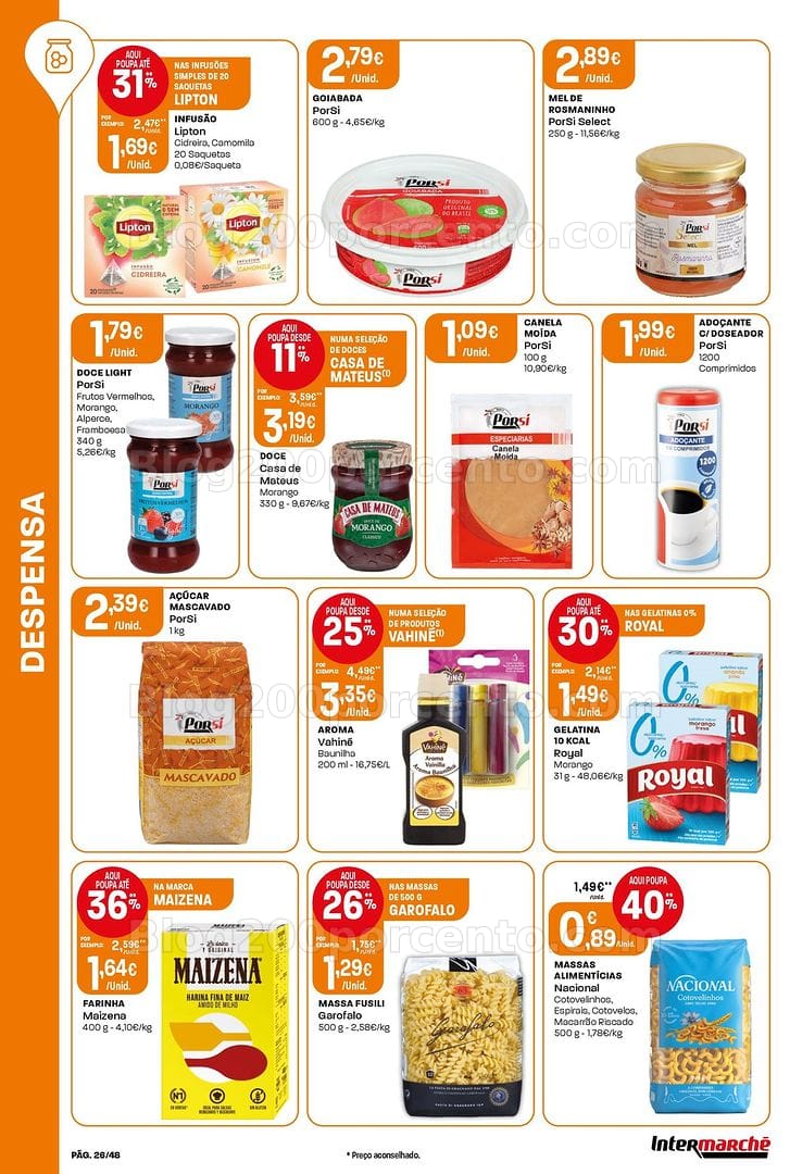 Antevisão Folheto INTERMARCHÉ Super Promoções de 28 maio a 3 junho