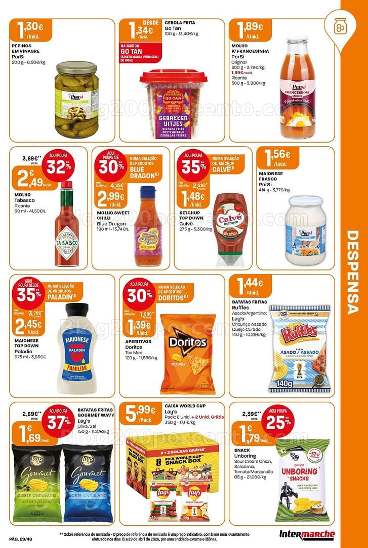 Antevisão Folheto INTERMARCHÉ Super Promoções de 28 maio a 3 junho