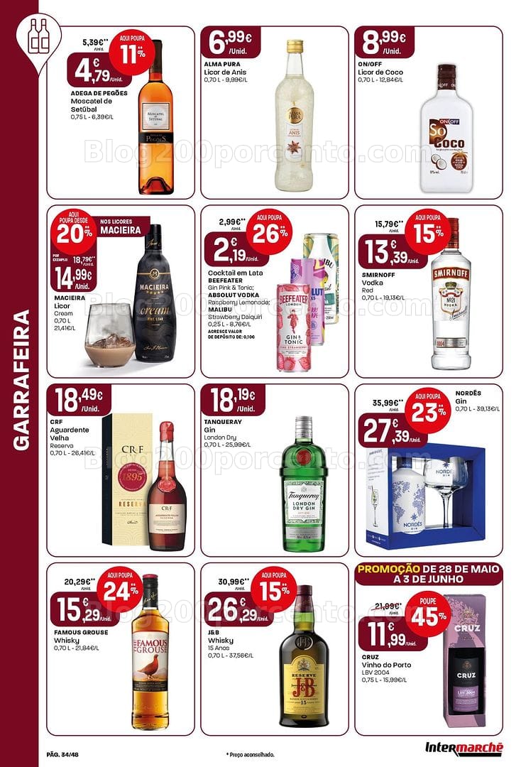 Antevisão Folheto INTERMARCHÉ Super Promoções de 28 maio a 3 junho