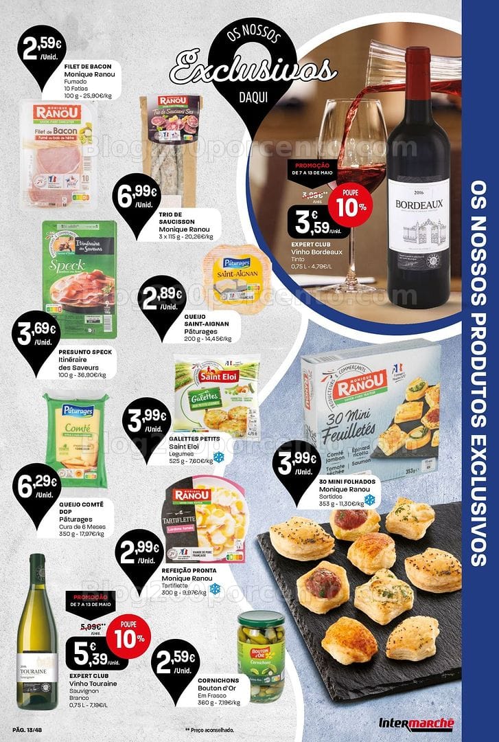 Antevisão Folheto INTERMARCHÉ Super Promoções de 7 a 13 maio