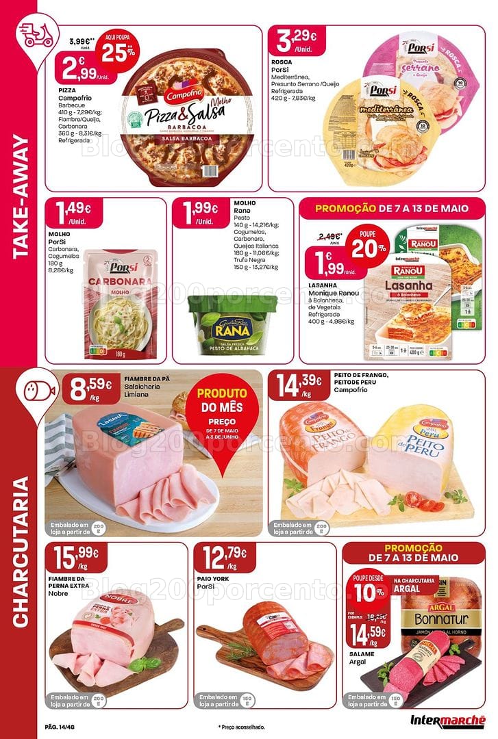 Antevisão Folheto INTERMARCHÉ Super Promoções de 7 a 13 maio