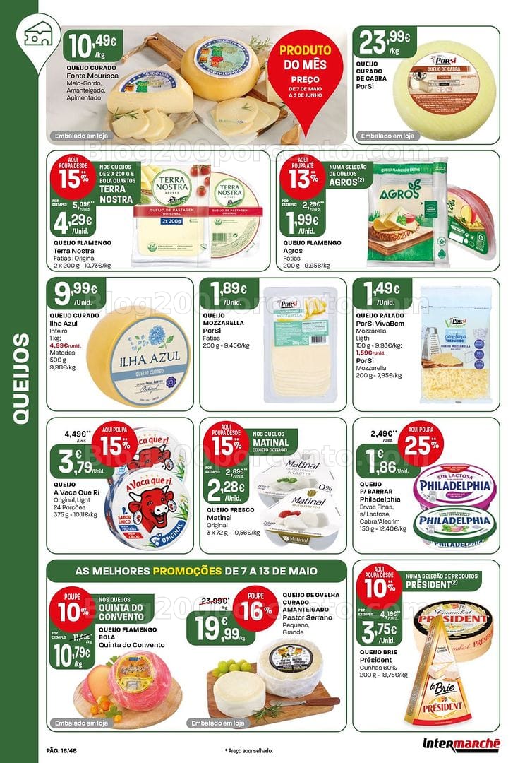 Antevisão Folheto INTERMARCHÉ Super Promoções de 7 a 13 maio