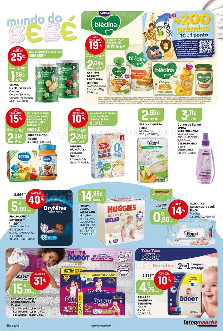 Antevisão Folheto INTERMARCHÉ Super Promoções de 7 a 13 maio
