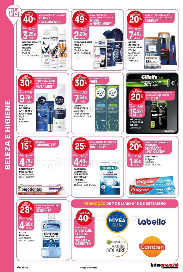 Antevisão Folheto INTERMARCHÉ Super Promoções de 7 a 13 maio