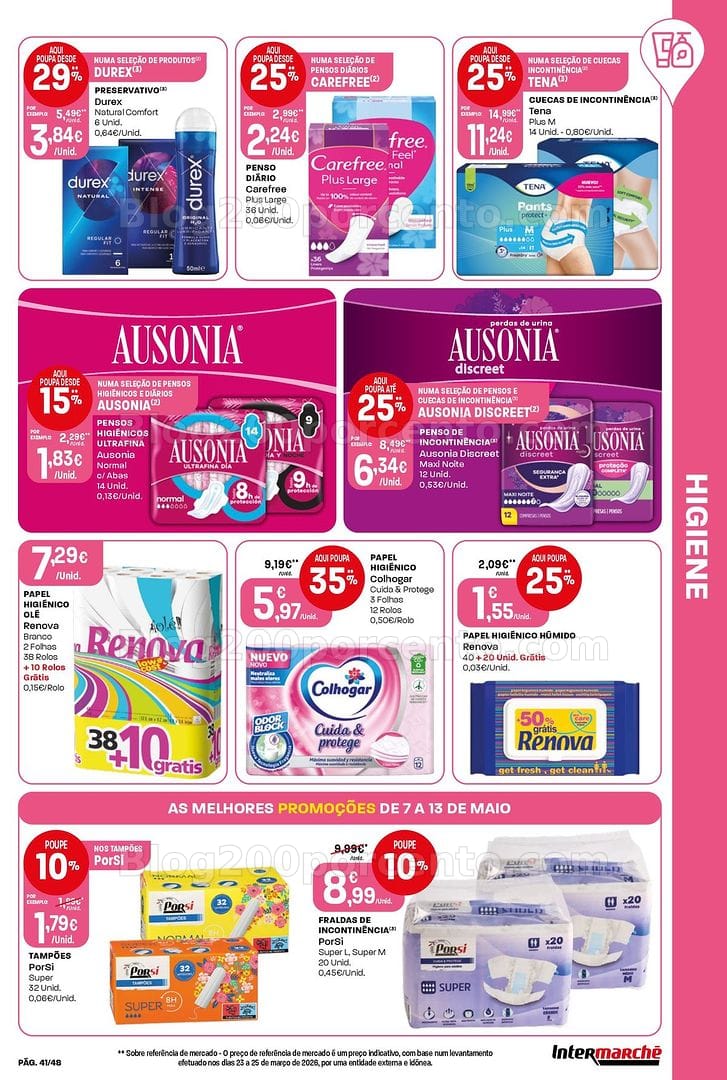 Antevisão Folheto INTERMARCHÉ Super Promoções de 7 a 13 maio