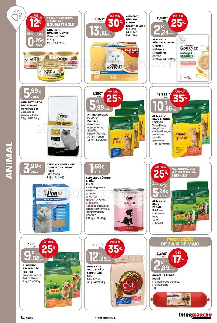 Antevisão Folheto INTERMARCHÉ Super Promoções de 7 a 13 maio
