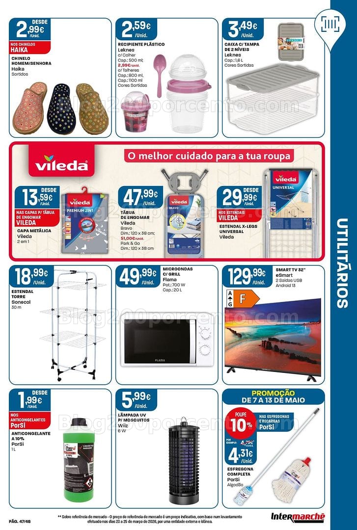 Antevisão Folheto INTERMARCHÉ Bazar Promoções de 7 a 13 maio
