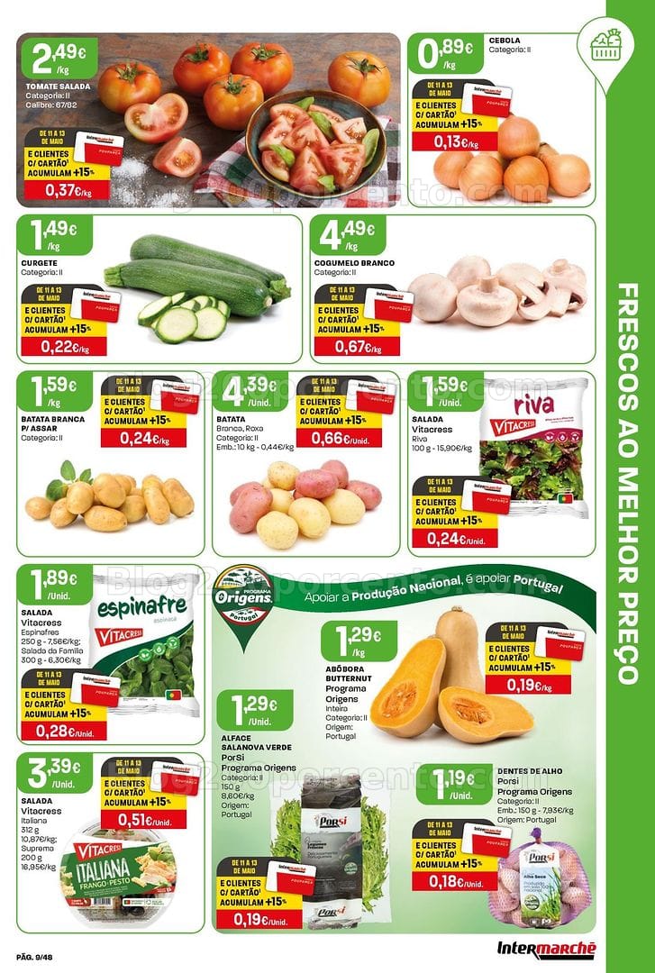 Antevisão Folheto INTERMARCHÉ Super Promoções de 7 a 13 maio