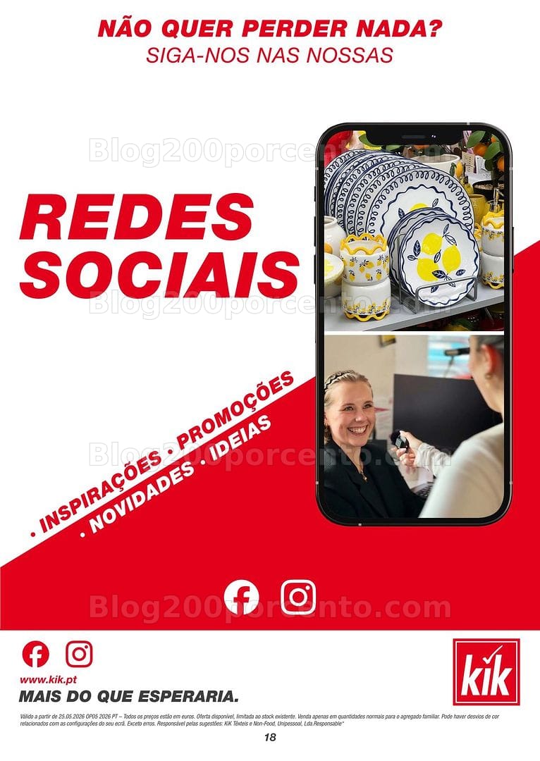 Antevisão Folheto KIK Promoções a partir de 25 maio