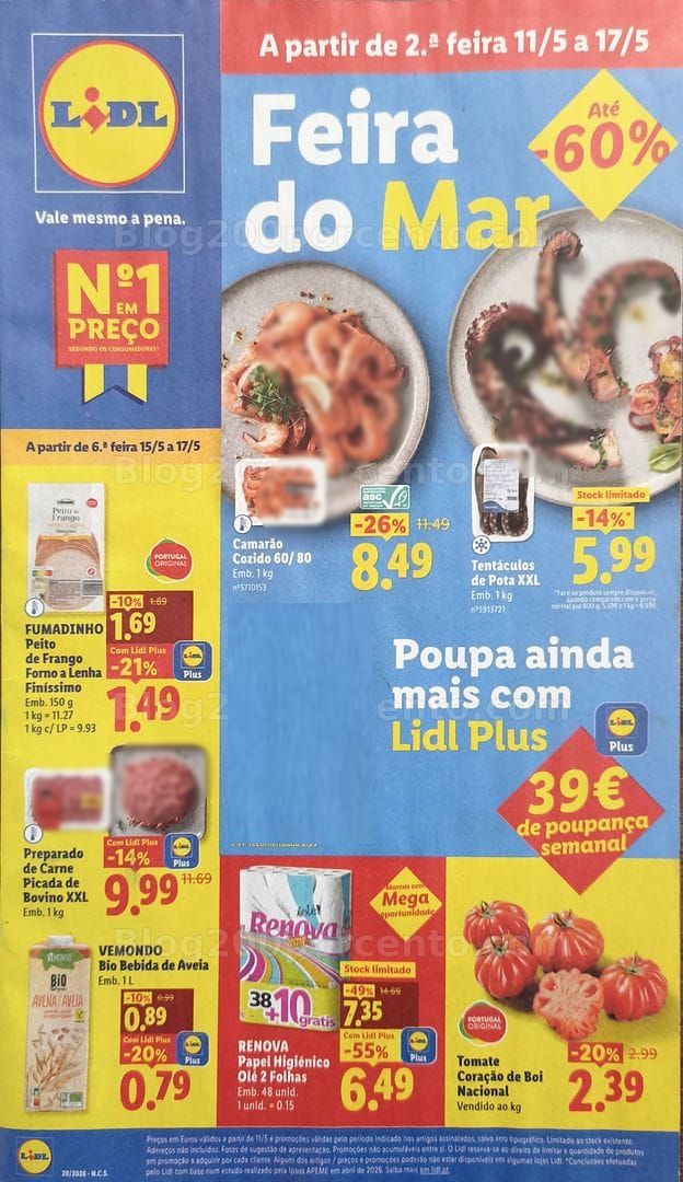 Antevisão Folheto LIDL Promoções de 11 a 17 maio
