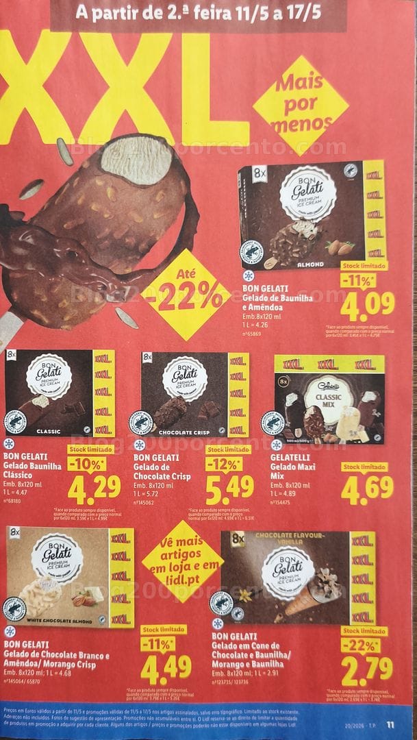 Antevisão Folheto LIDL Promoções de 11 a 17 maio