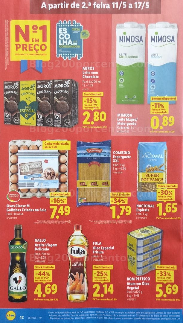 Antevisão Folheto LIDL Promoções de 11 a 17 maio
