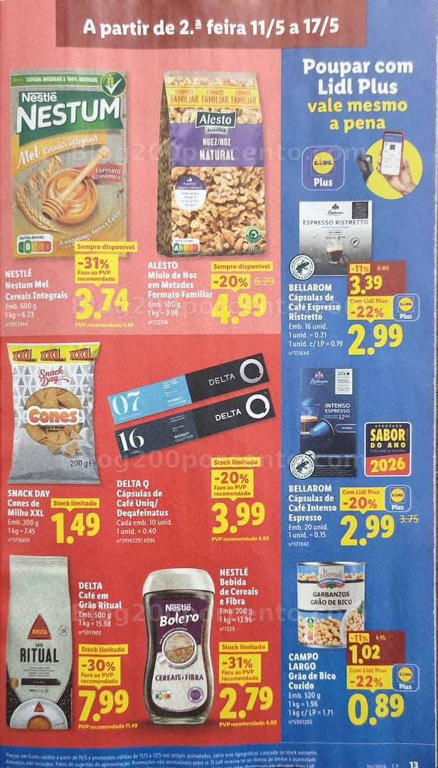 Antevisão Folheto LIDL Promoções de 11 a 17 maio