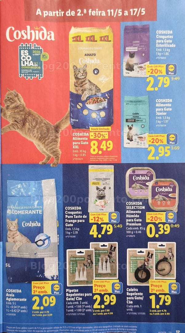 Antevisão Folheto LIDL Promoções de 11 a 17 maio