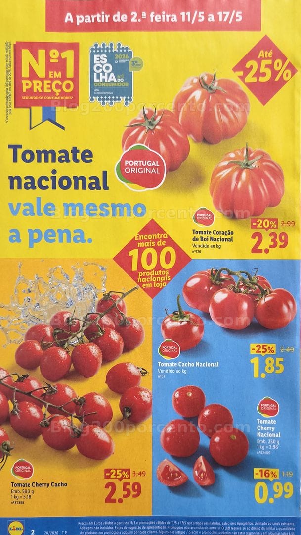 Antevisão Folheto LIDL Promoções de 11 a 17 maio